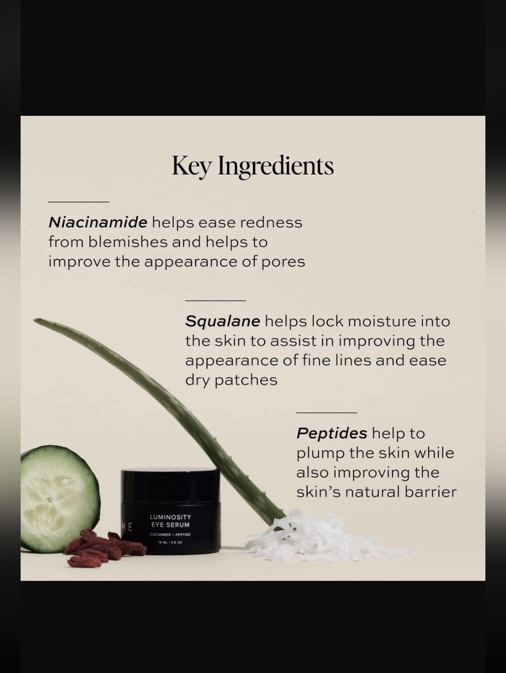 DIME Luminosity Eye Serum — Cucumber + Caffeine - Picture 3 of 8